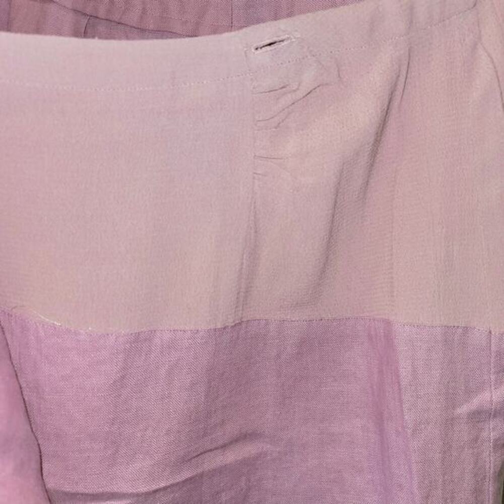 J. JILL VTG 90s Linen‎ Midi Skirt Wrap Pencil Womens Size 12 Patchwork Rose Pink - Picture 10 of 16